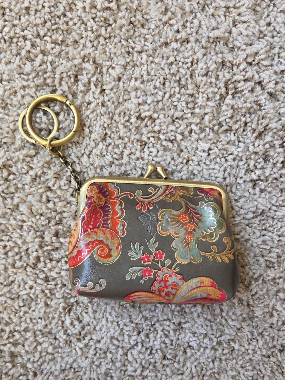Patricia Nash Large Borse Leather Coin Purse